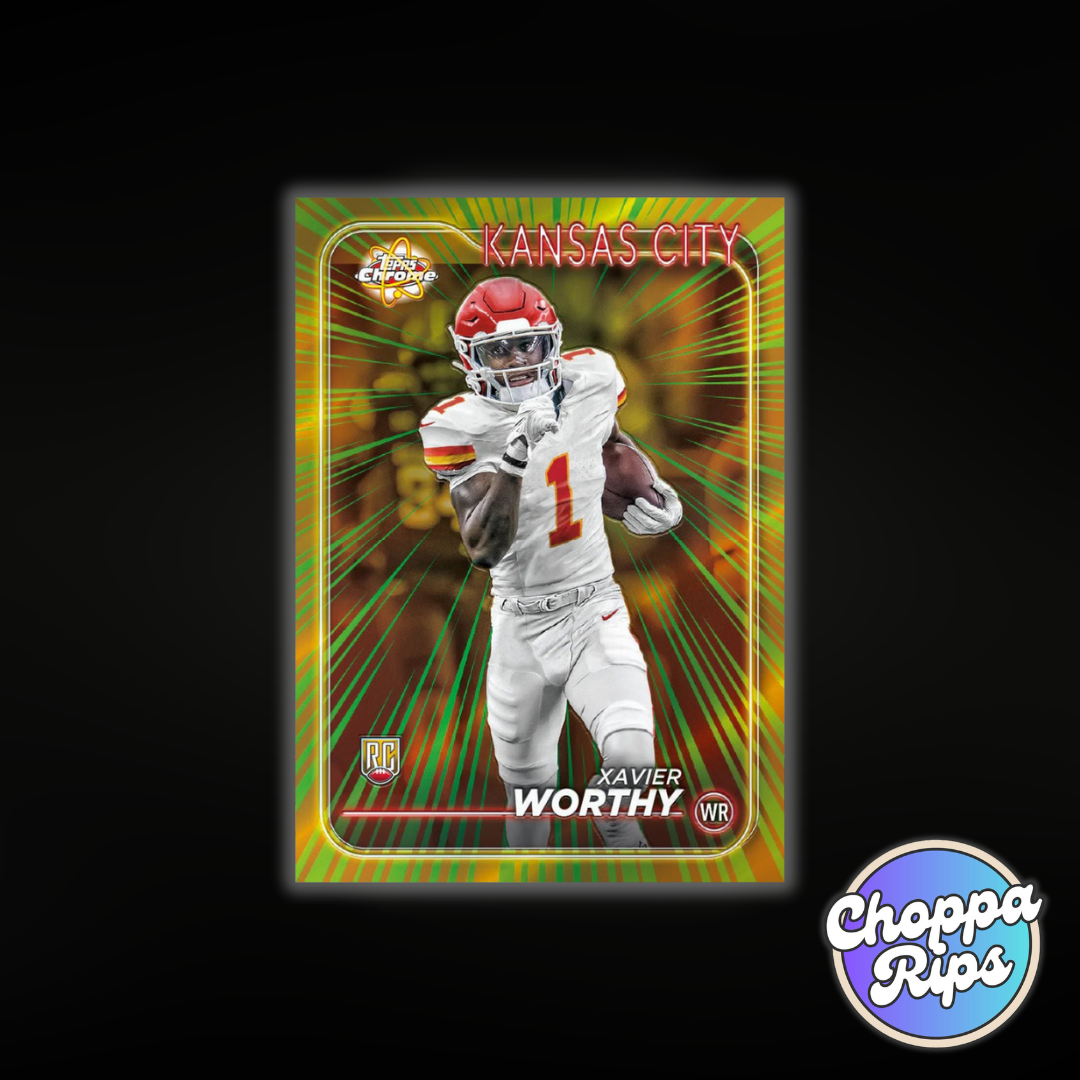 2024 Topps Chrome Football Hobby Box