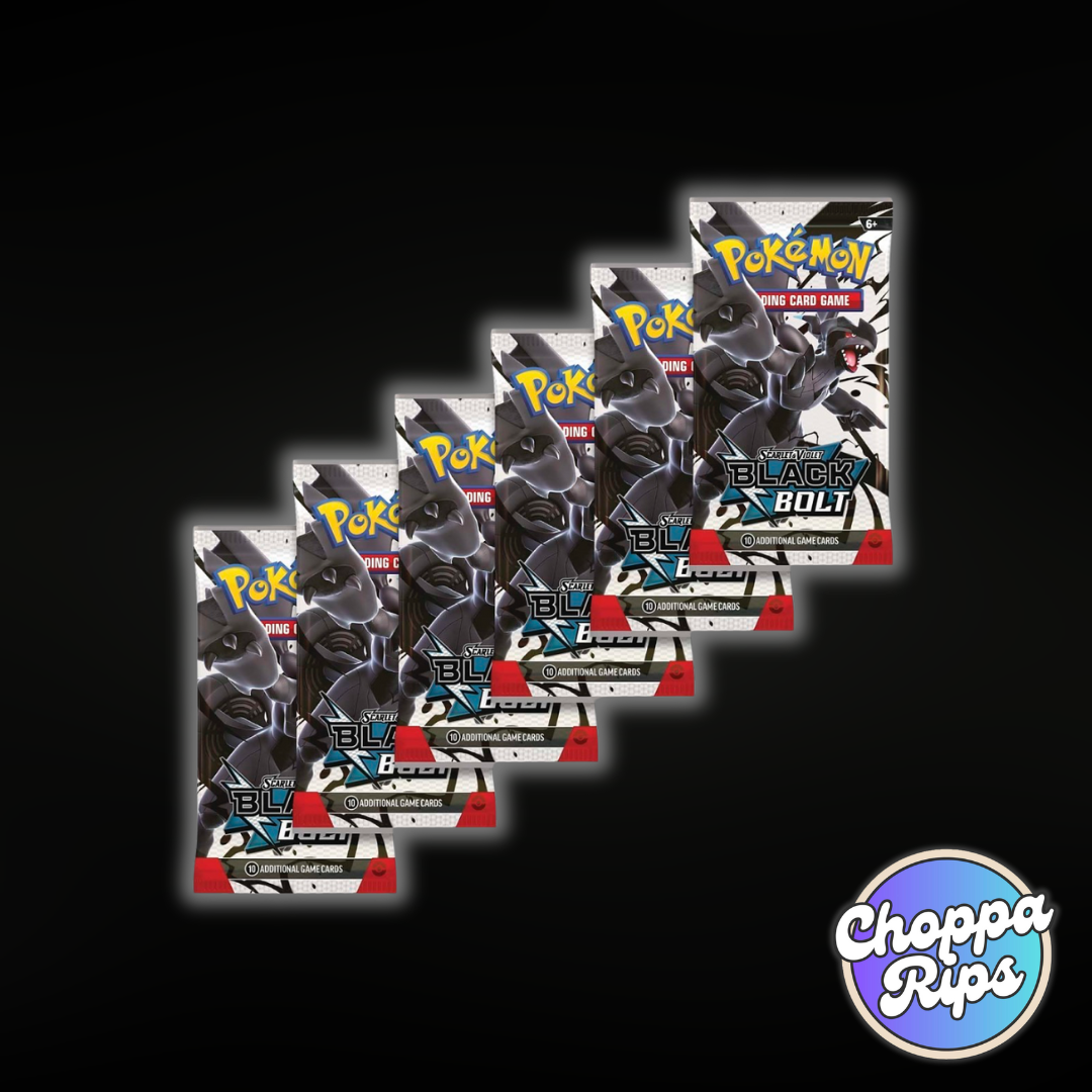Pokémon Scarlet & Violet Black Bolt Booster Bundle (Live Rip’N’Ship)