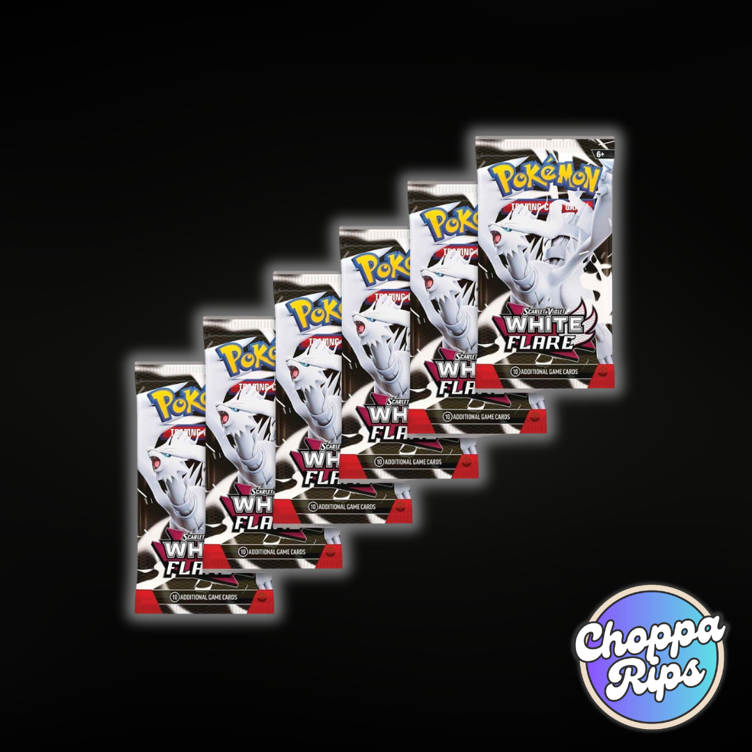 Pokémon Scarlet & Violet White Flare Booster Bundle (Live Rip’N’Ship)