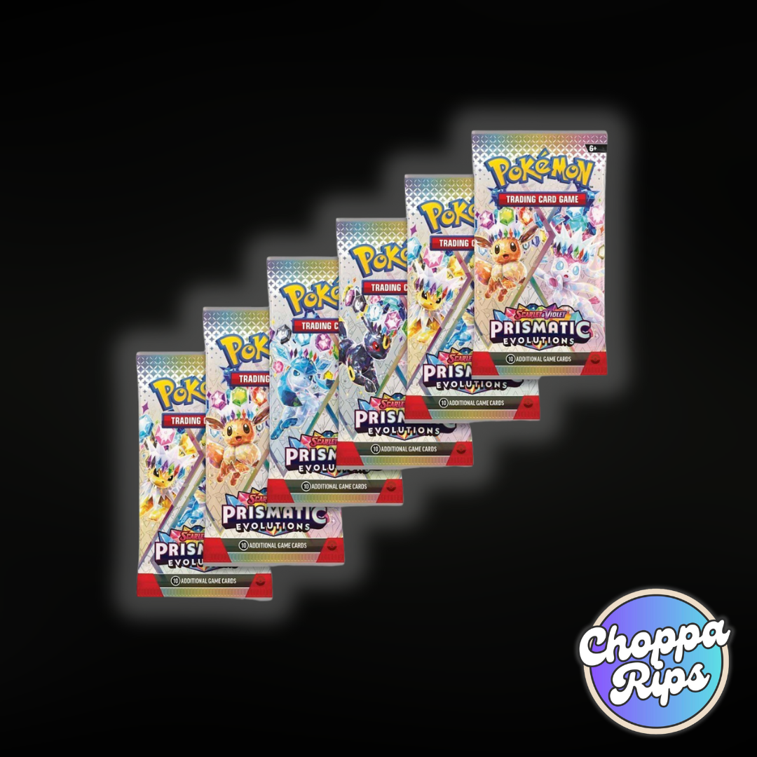Pokémon Scarlet & Violet Prismatic Evolutions Booster Bundle (Live Rip’N’Ship)