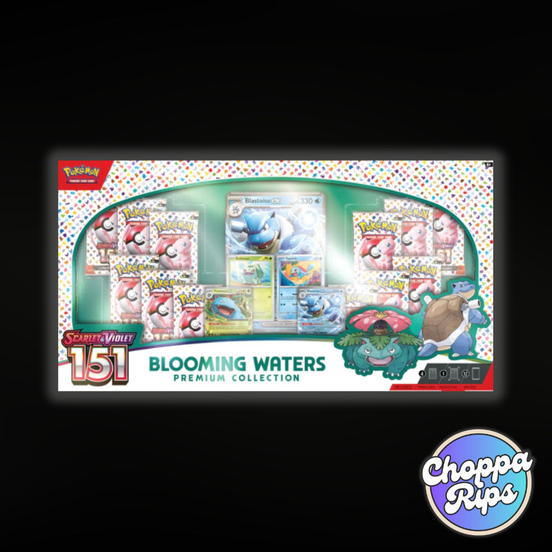 Pokémon 151 Blooming Waters Premium Collection (Live Rip’N’Ship)