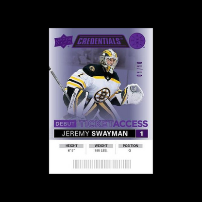 2021-22 Upper Deck Credentials Hockey Hobby Box (Live Rip'N'Ship)