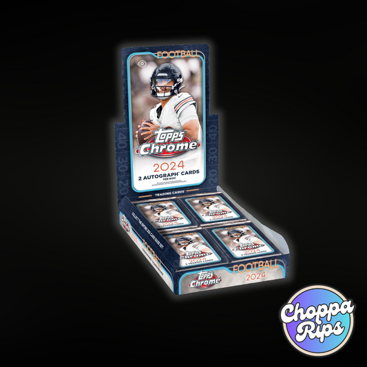 2024 Topps Chrome Football Hobby Box