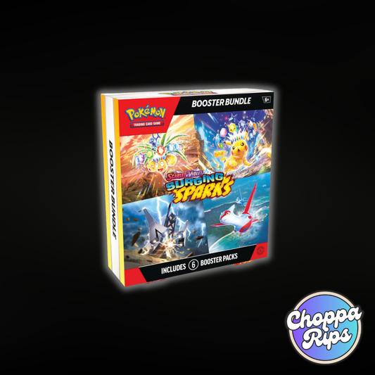 Pokémon Scarlet & Violet Surging Sparks Booster Bundle (Live Rip’N’Ship)