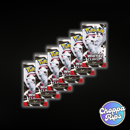 Pokémon Scarlet & Violet White Flare Booster Bundle (Live Rip’N’Ship)