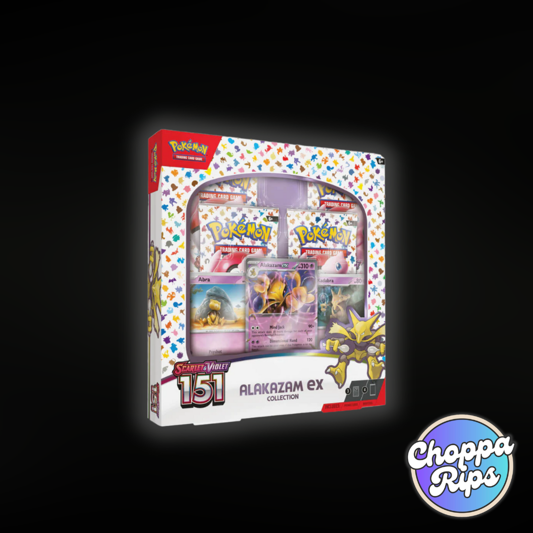 Pokémon Scarlet & Violet 151 Alakazam EX Collection (Live Rip’N’Ship)