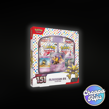 Pokémon Scarlet & Violet 151 Alakazam EX Collection (Live Rip’N’Ship)