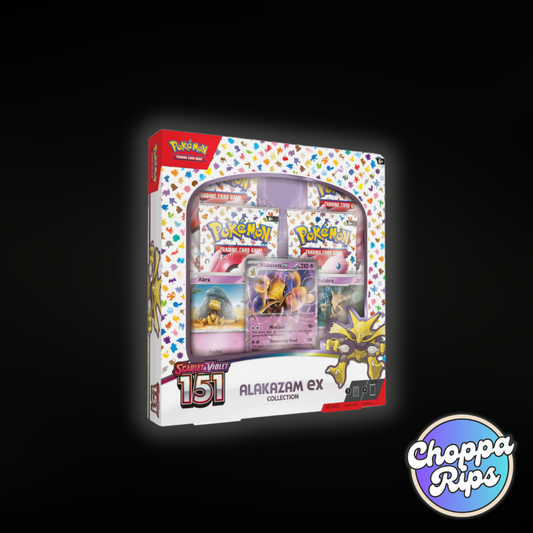 Pokémon Scarlet & Violet 151 Alakazam EX Collection (Live Rip’N’Ship)