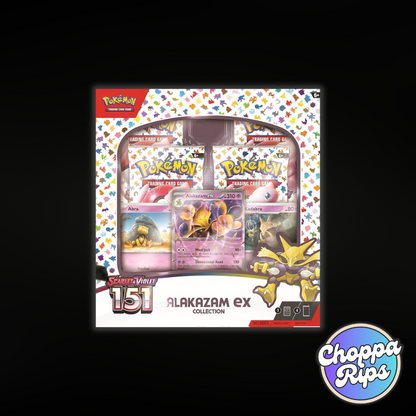 Pokémon Scarlet & Violet 151 Alakazam EX Collection (Live Rip’N’Ship)