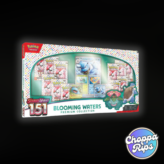 Pokémon 151 Blooming Waters Premium Collection (Live Rip’N’Ship)