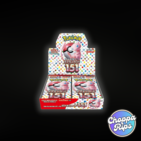 Pokémon 151 Booster Box Japanese (Live Rip’N’Ship)