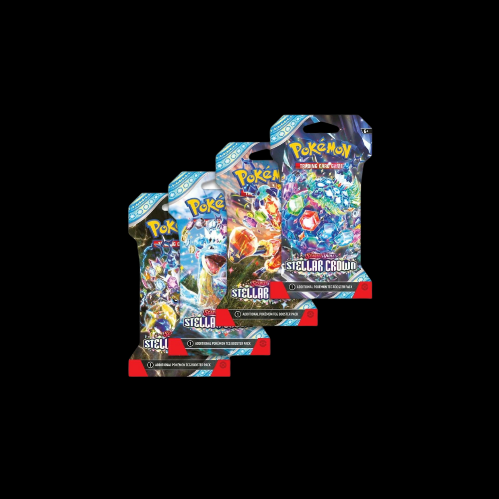 Pokemon Stellar Crown Sleeved Booster Pack (Live Rip'N'Ship)