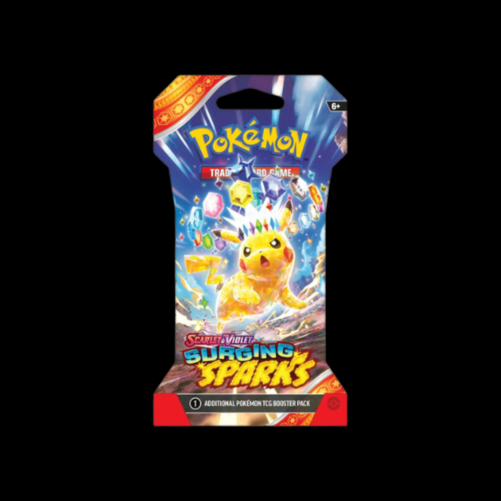 Pokemon Surging Sparks Sleeved Booster Pack (Live Rip'N'Ship)